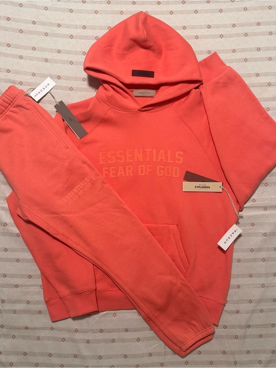 Essentials Other - Coral Hoodie - Men's